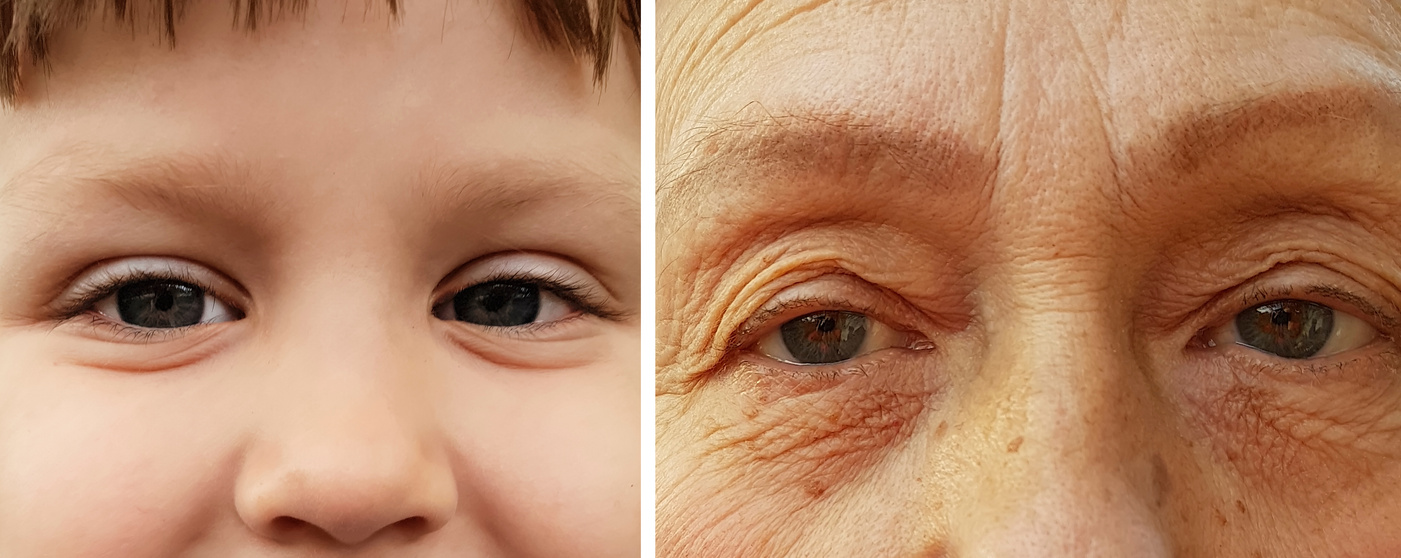 eyes young and old